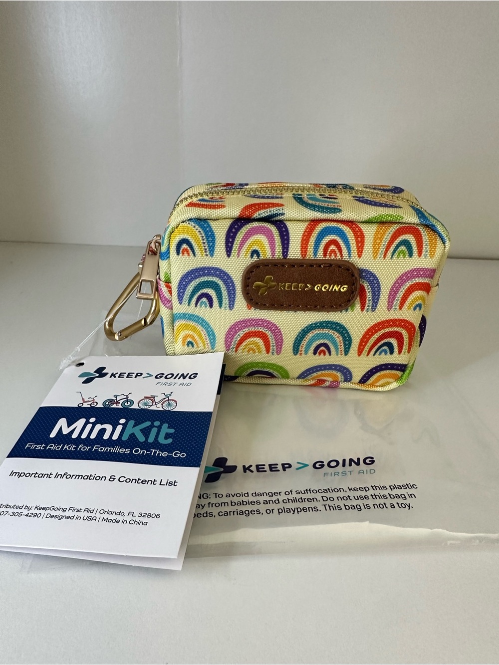 MiniKit Kids First Aid Pouch - Rainbow